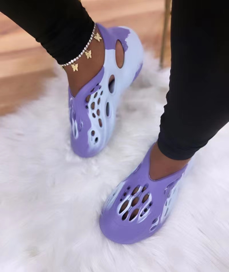 Fashionable Men's Yezzy Slippers Shoes Platform Sa