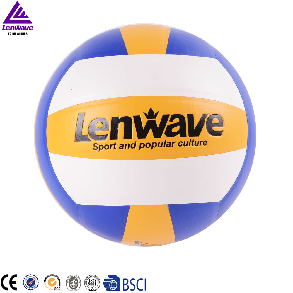 Lenwave custom synthetic leather laminated volleyb