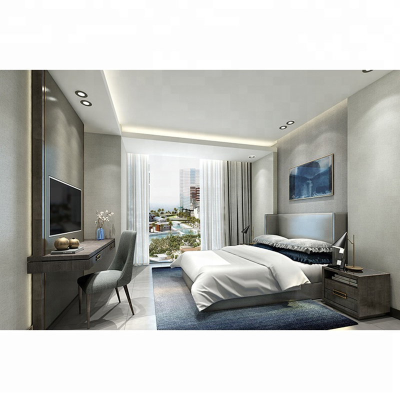 Customized hotel furniture factory 5 star modern design hotel bedroom furniture sets