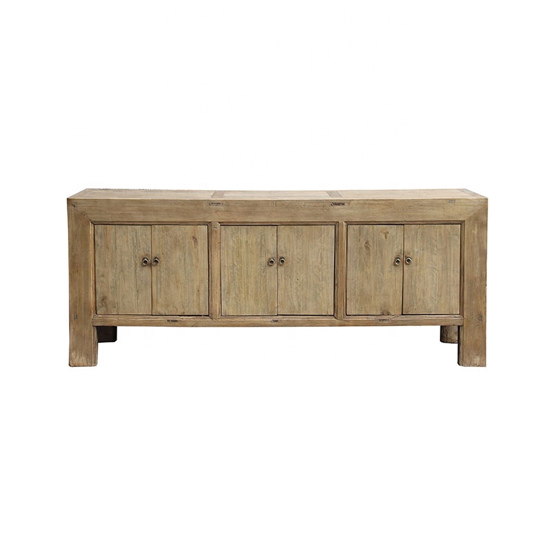 Asian Shanxi antique distressed black old sideboard buffet home furniture