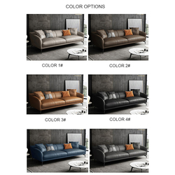 Sofa Set Furniture Modern Leather Living Room Sofas