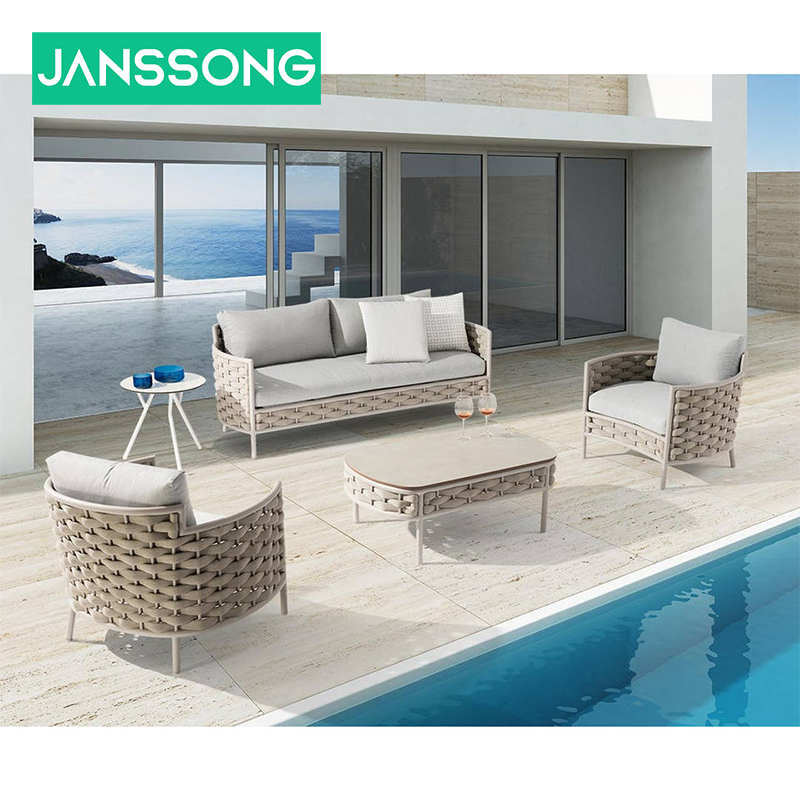 Modern design luxury furniture garden sets couch garden furniture set rattan sofa outdoor