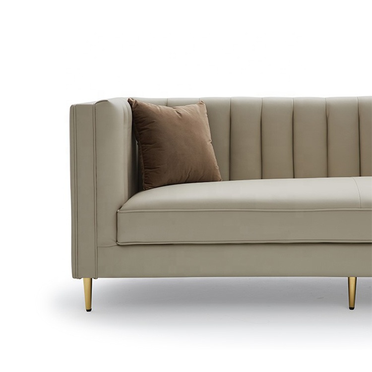 Luxury Furniture Sofa Set Furniture Microfiber Leather Modern Living Room Sofas Couch Three Sofa Lux