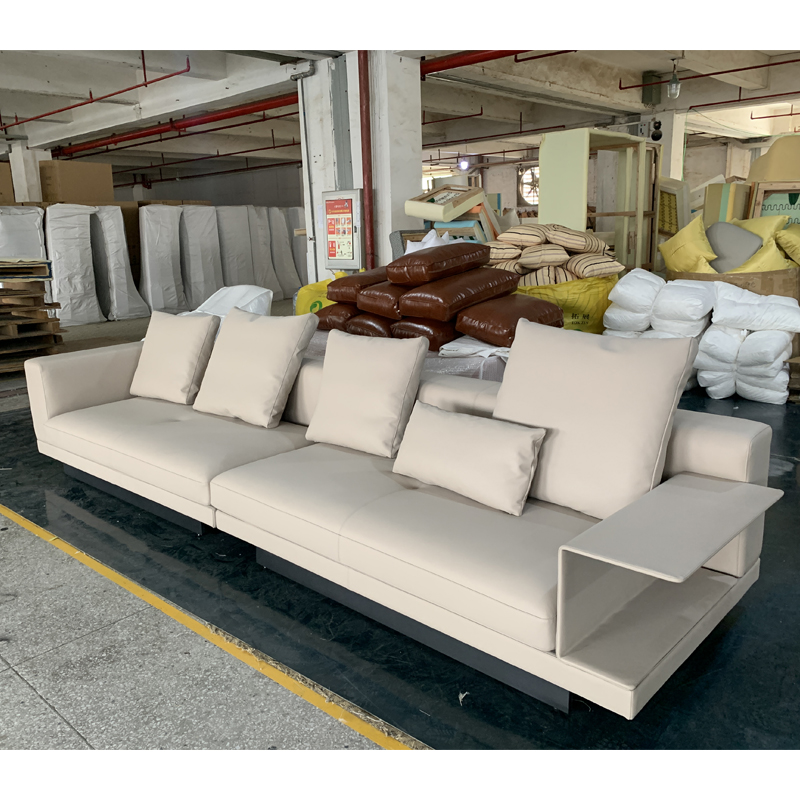 Italian luxury new design leather sofa living room furniture