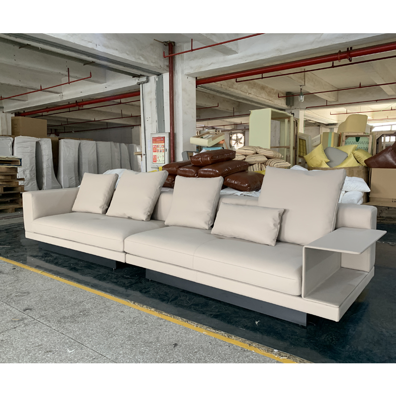 Italian luxury new design leather sofa living room furniture