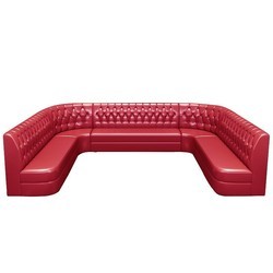 Customized Bar Or Club Lounge For Nightclub Engineering Solid Wood Disco Sofa Furniture BT727