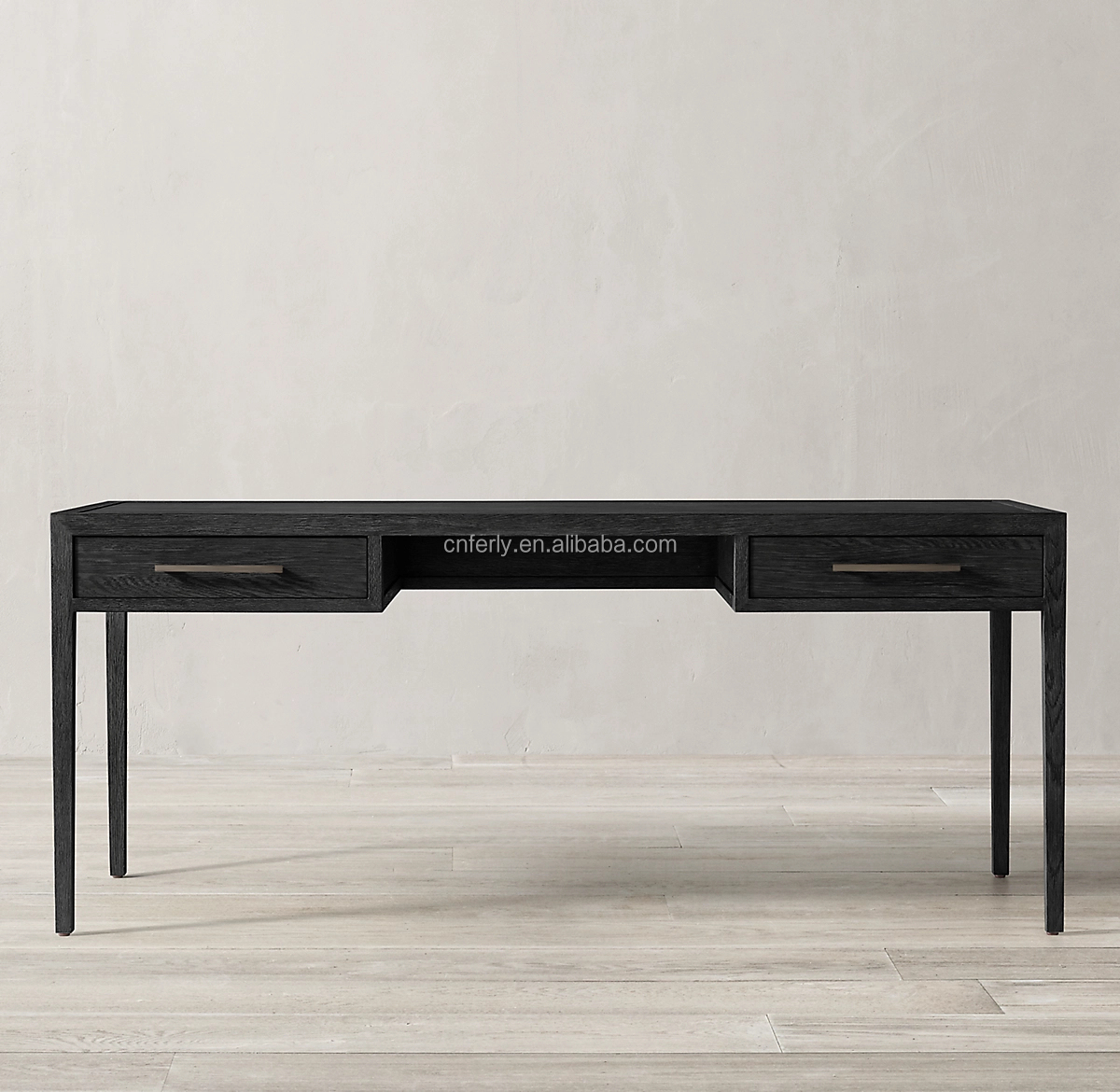 2022 New Modern Art Wooden Interior Furniture French Style With Drawers Customizable Solid Wood Desk