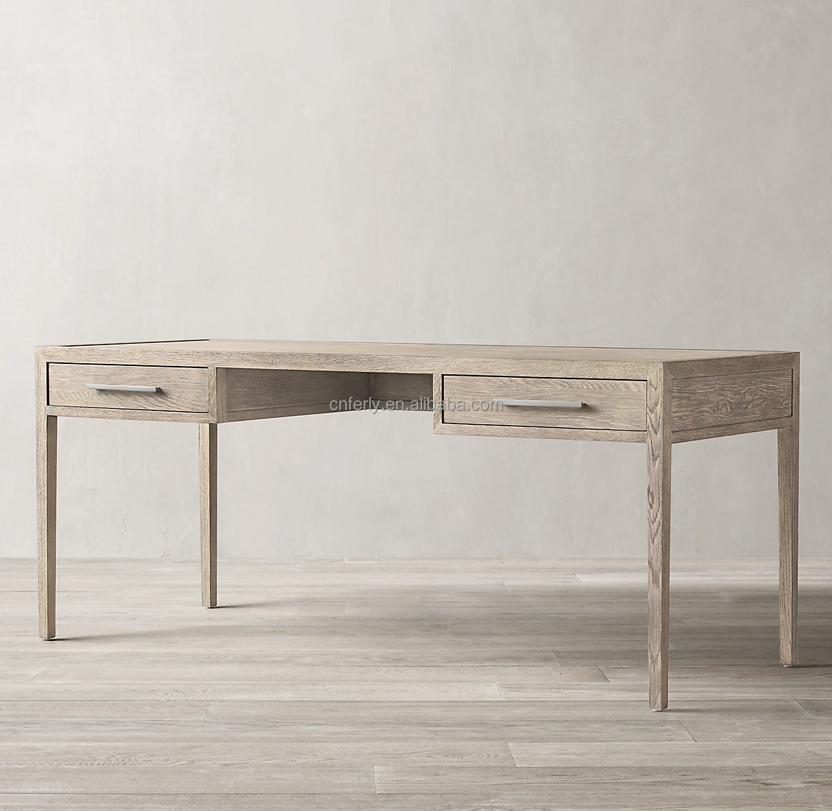 2022 New Modern Art Wooden Interior Furniture French Style With Drawers Customizable Solid Wood Desk