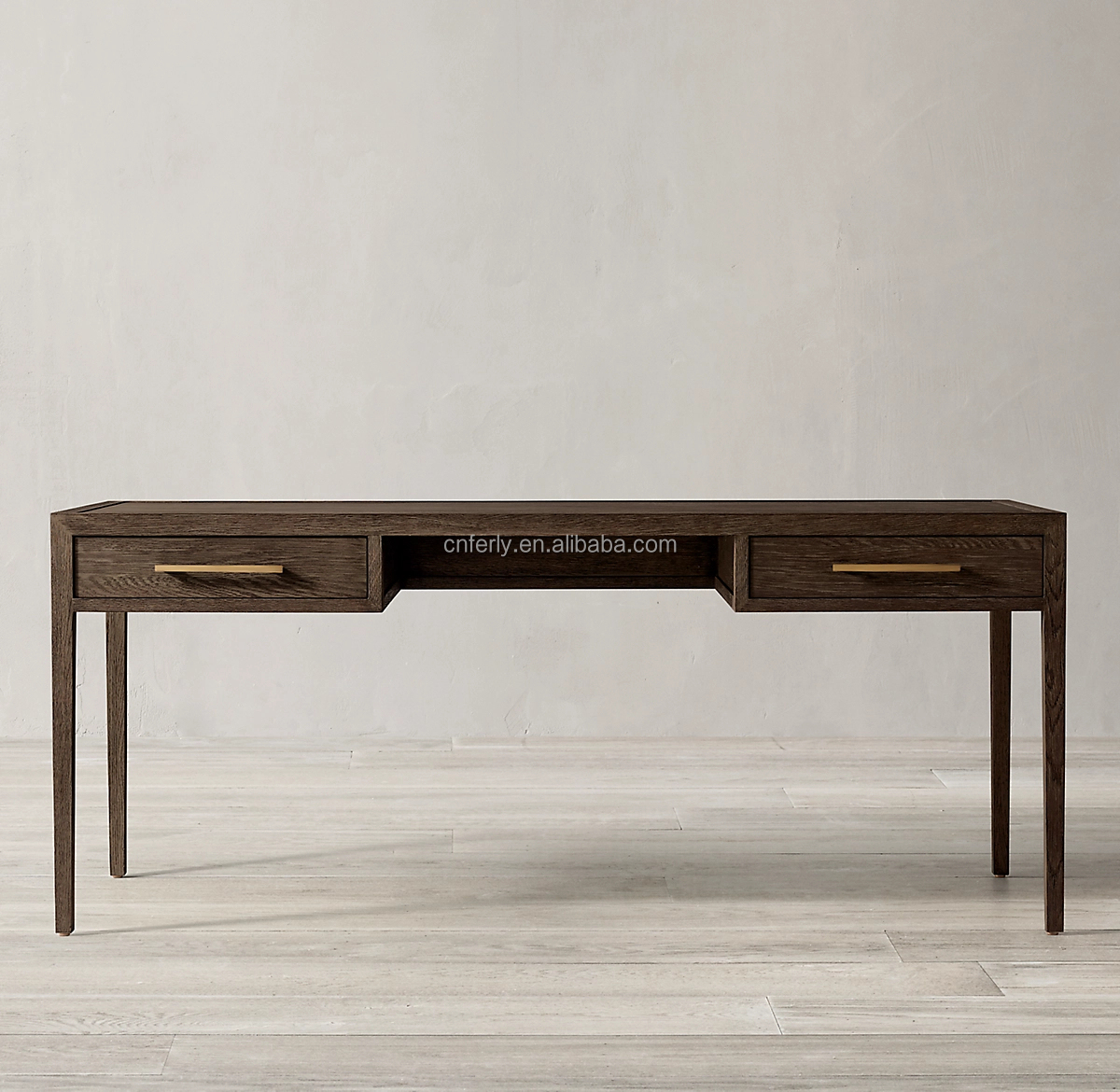 2022 New Modern Art Wooden Interior Furniture French Style With Drawers Customizable Solid Wood Desk