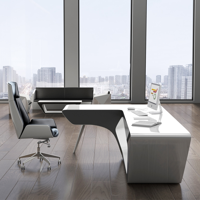 luxury office furniture great boss office table workshop high tech modern manager executive computer