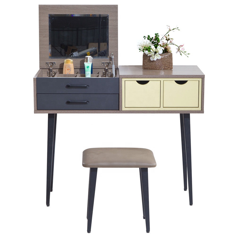 Wooden Material Wardrobe Nightstand Dresser TV Table Hotel Bedroom Furniture With Scandinavian Desig