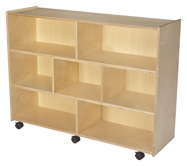 Customized Wood Art Painting Cart For Toddlers Wood Cabinet Storage Kindergarten Furniture