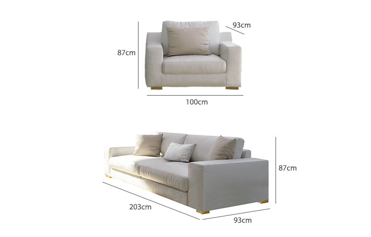 Latest Fashion Sofa All Match Home Furniture Living Room Sofa Set White Leather Sofa