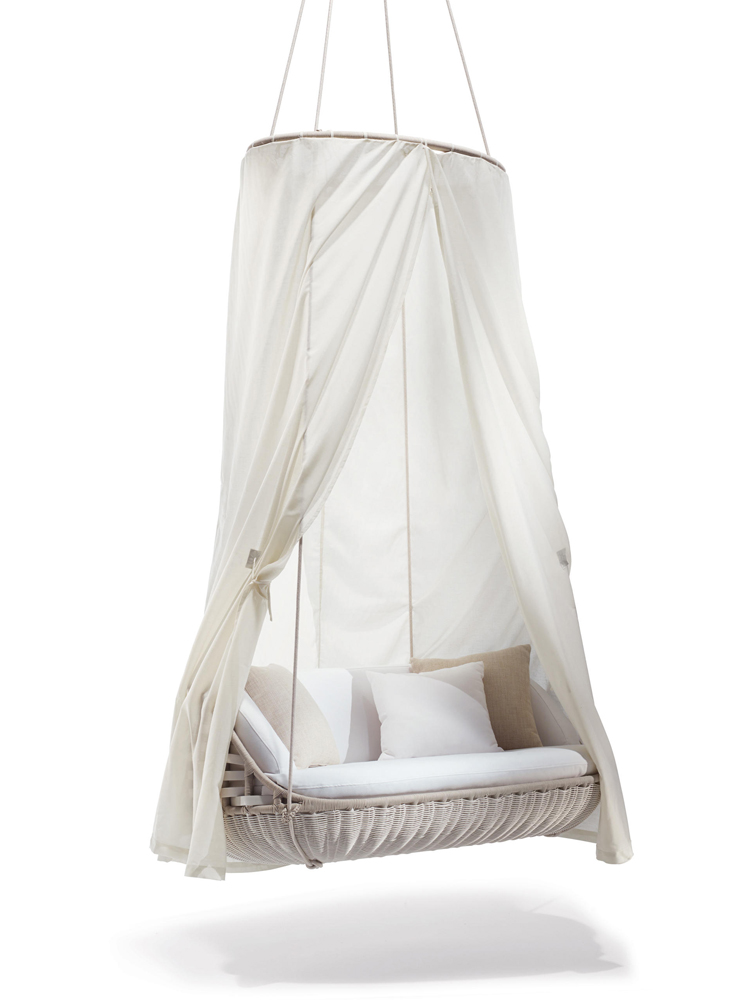 Rattan Furniture  Hanging Swing With Canopy Garden Swing  Outdoor Wicker Hanging Chair Furniture