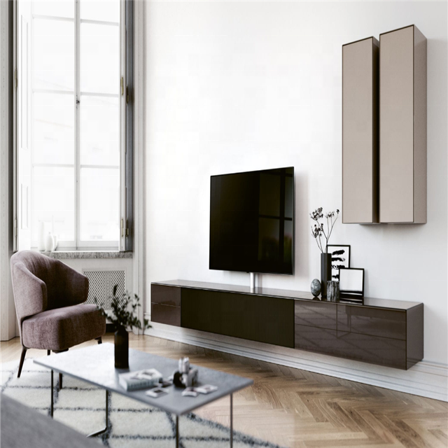 2021 Modern Style TV Stands with Storage Concise Style with Cabinets and shelf Home Furniture