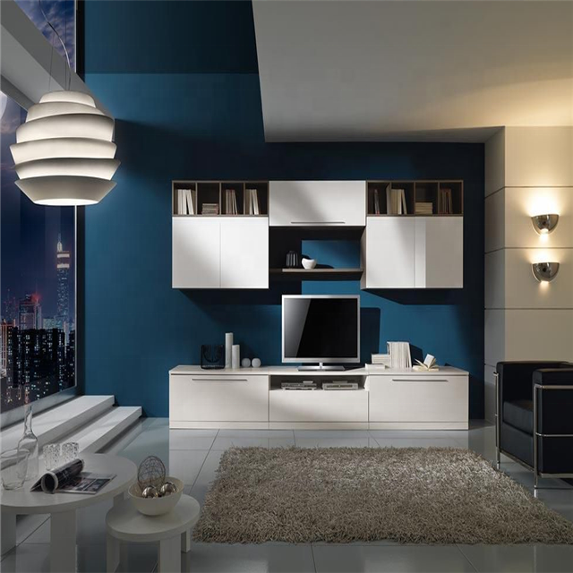 2021 Modern Style TV Stands with Storage Concise Style with Cabinets and shelf Home Furniture