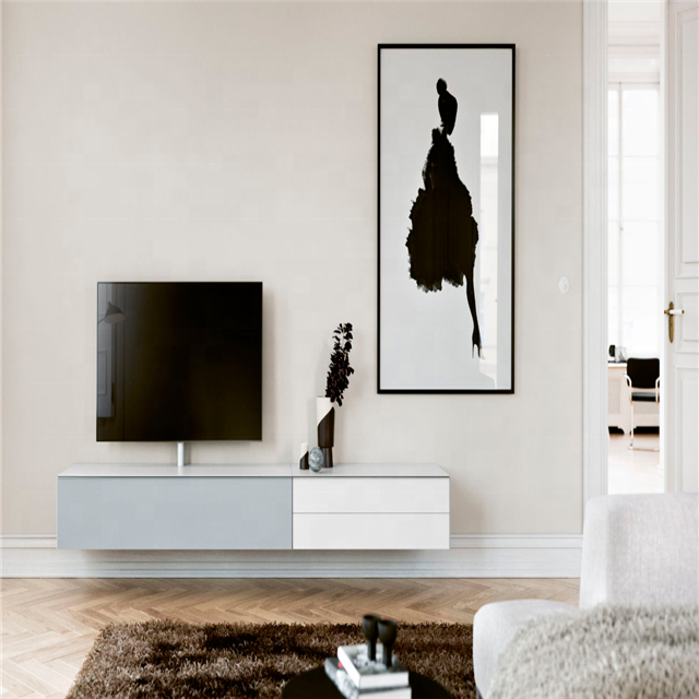 2021 Modern Style TV Stands with Storage Concise Style with Cabinets and shelf Home Furniture