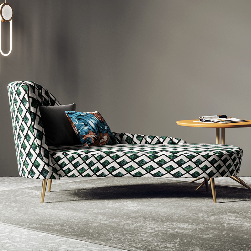 Top Quality High Density Foam Sofa Chaise Longue Living Room Furniture