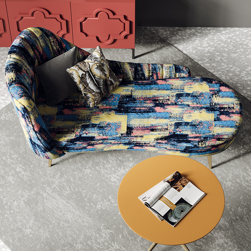 Top Quality High Density Foam Sofa Chaise Longue Living Room Furniture