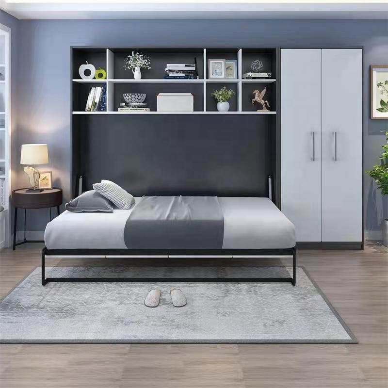 Modern Multifunction Vertical furniture folding Hidden Wall Bed Murphy Bed