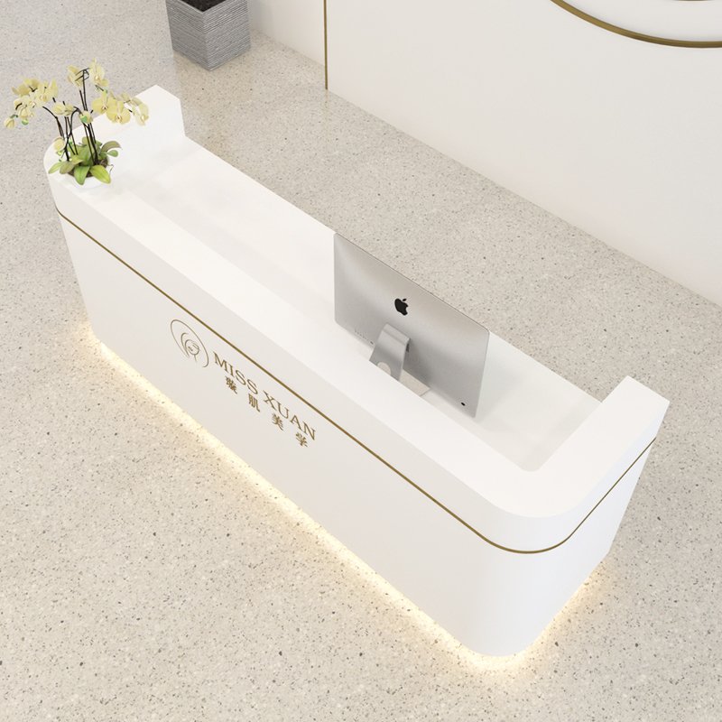 Salon Furniture Customized Front Desk Cashier Desk Clothing Store Beauty Salon Special Reception Des