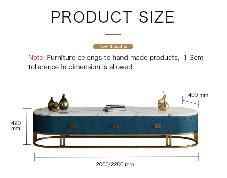 High Quality Green Home Furniture TV Stand Living Room Furniture Cabinet