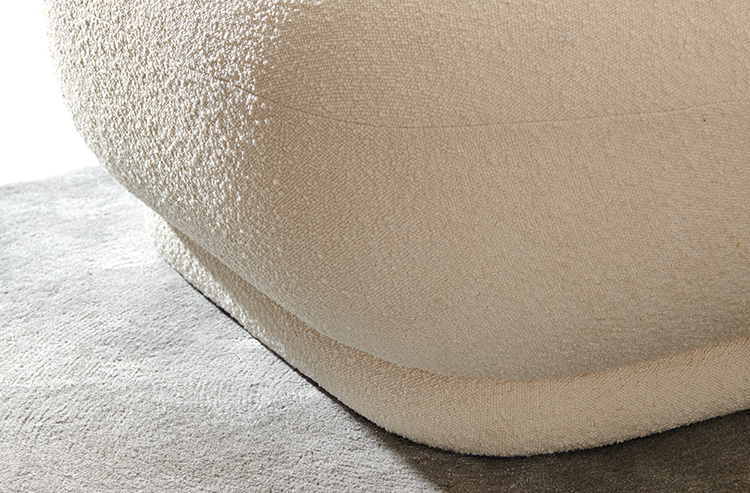 Lamb Suede Boucle Modern Fabric High Fashion Home Furniture Chairs Living Room Synthetic Leather Hig