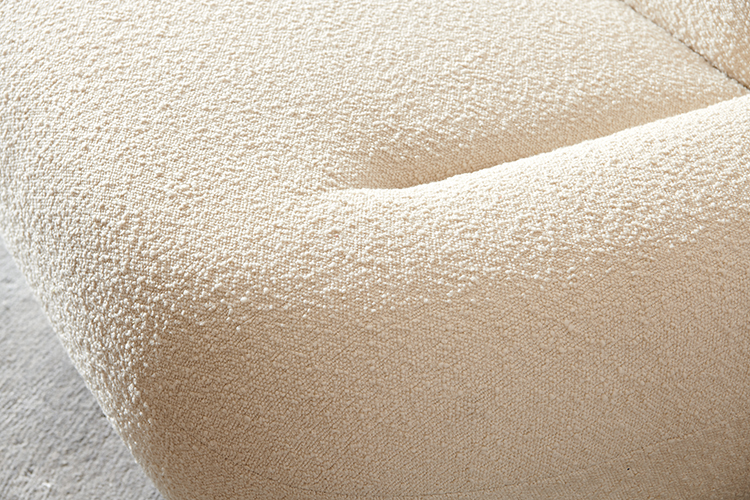 Lamb Suede Boucle Modern Fabric High Fashion Home Furniture Chairs Living Room Synthetic Leather Hig