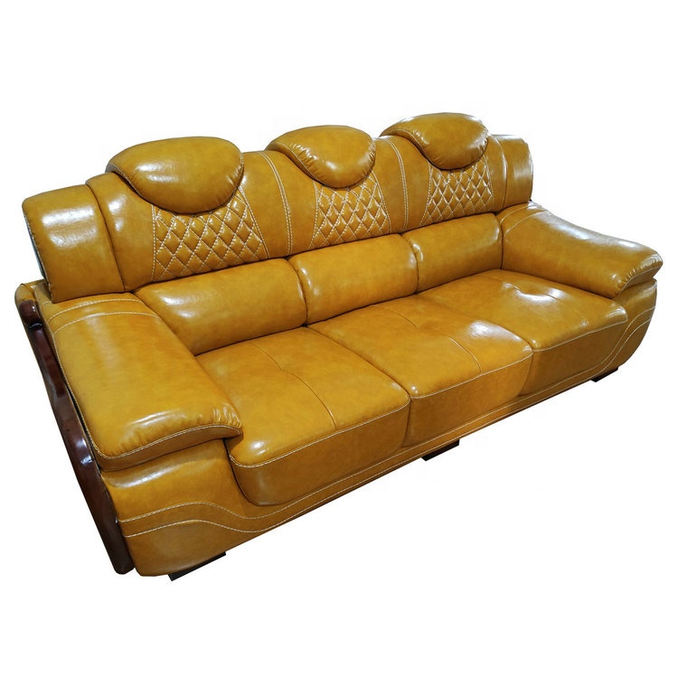 Hot sell model Africa home furniture genuine leather sofa chair