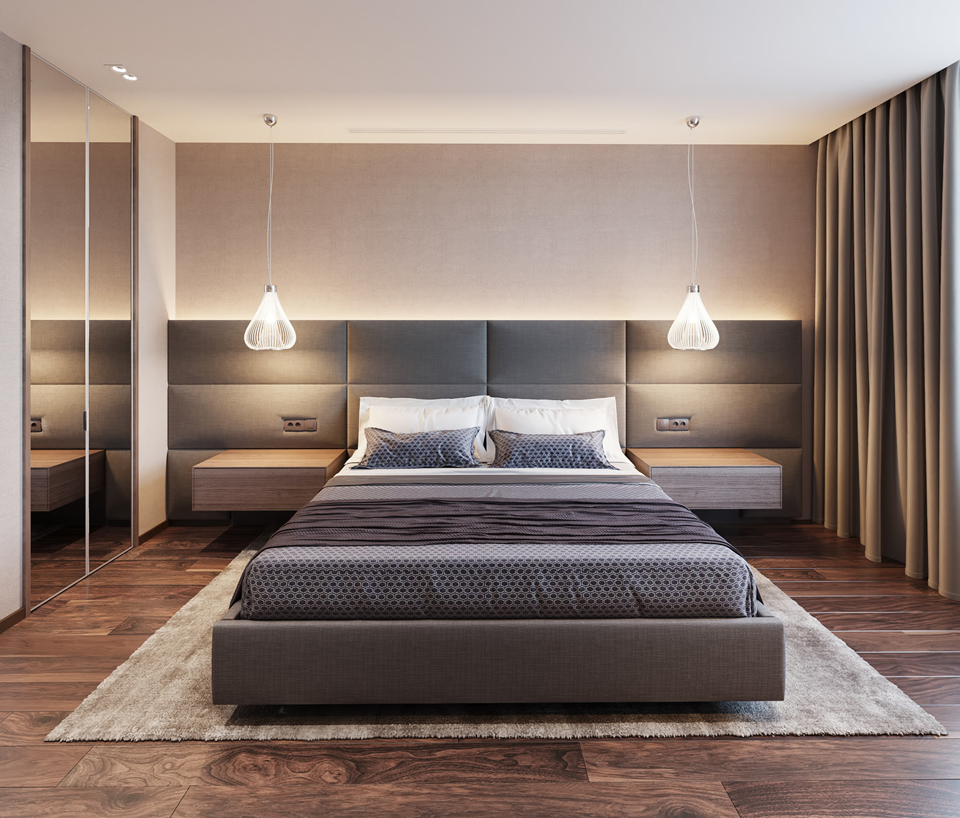 CREATION Delta Hotel High Class Luxury Light Oak Wood Veneer Hotel Furniture For Hotel Project