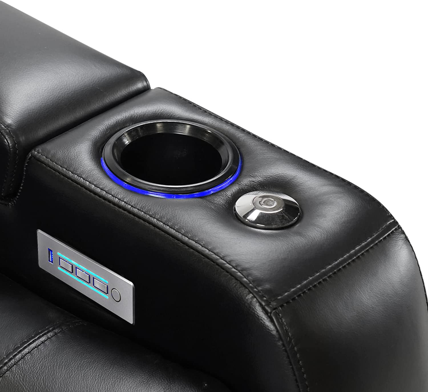 Black Movie Theater Seating Private Leather VIP Home Cinema Seat Sofa Luxury Electric Home Cinema Re