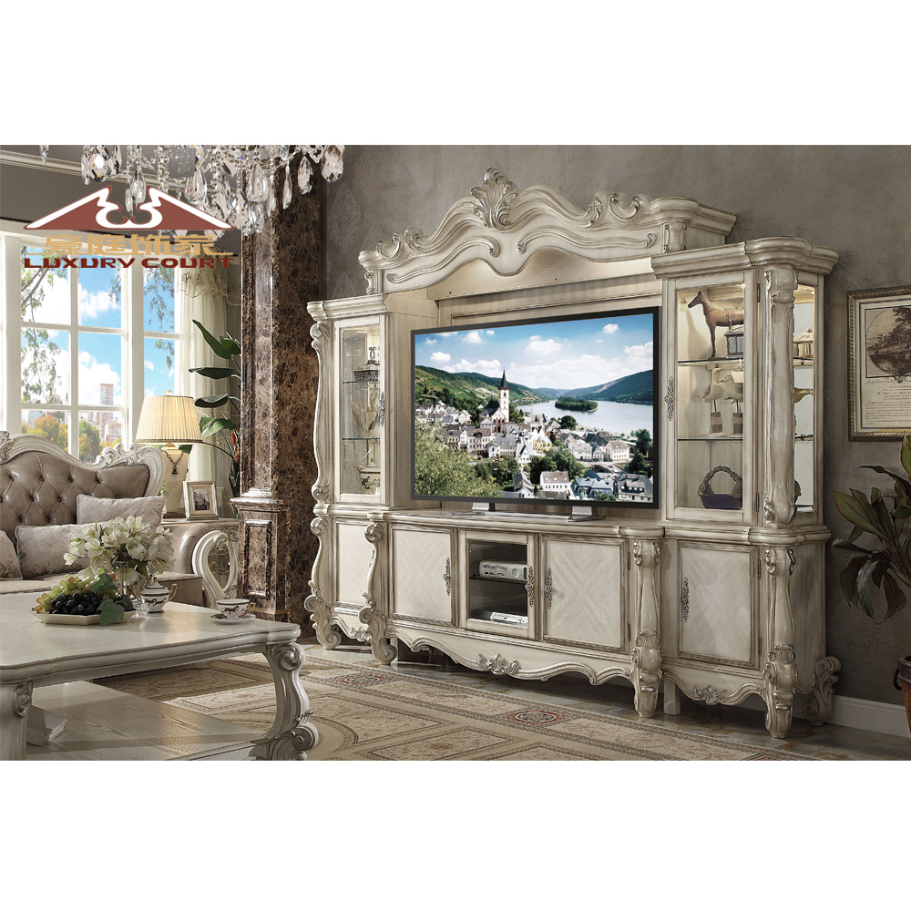 Factory Price Antique Appearance wooden traditional bedroom set home furniture