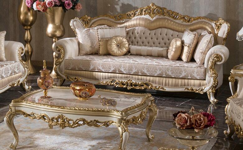 100% Hand-carving  Luxury style cloth fabric for sofas living room sofa for home furniture with whol