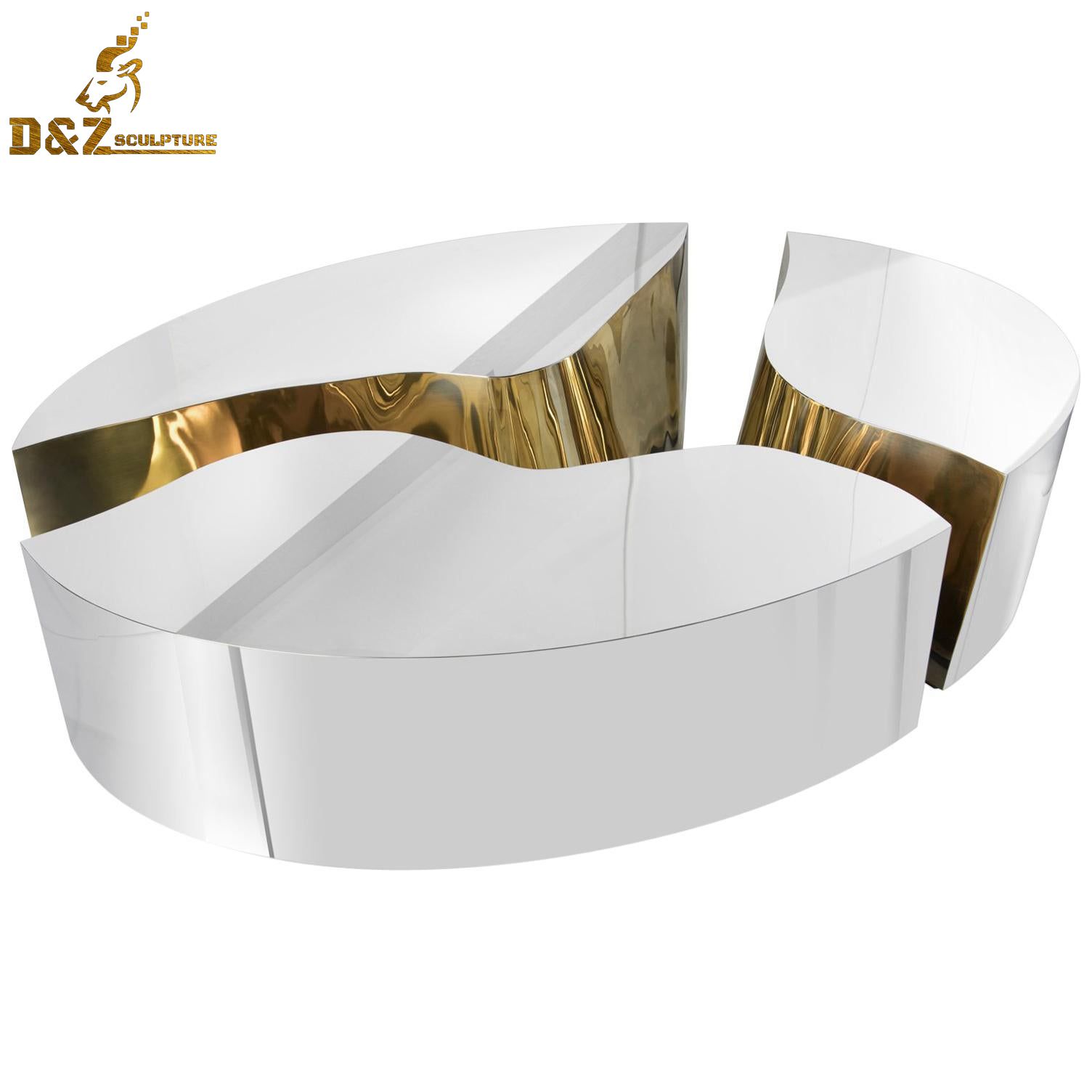 stainless steel modern antique coffee table living room furniture