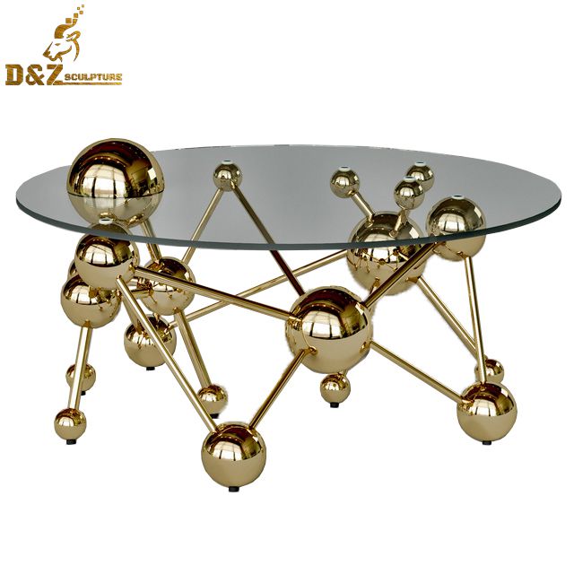 stainless steel modern antique coffee table living room furniture