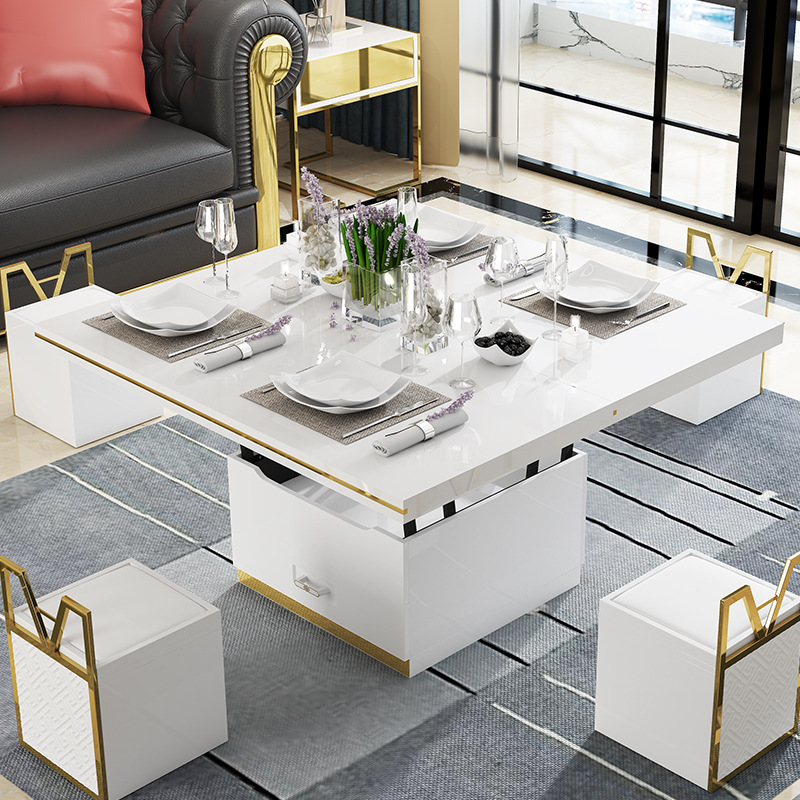 Multifunction Modern Home Furniture Folding Living Room Lifting Coffee Table
