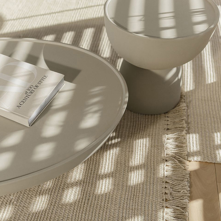 Luxury Modern Round Marble Coffee Table Nordic Lift Top Lobby Oval Concrete Coffee Side Table Custom
