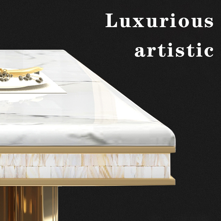 modern design gold Luxury coffee tables stainless steel coffee table set tv stand and coffee table l
