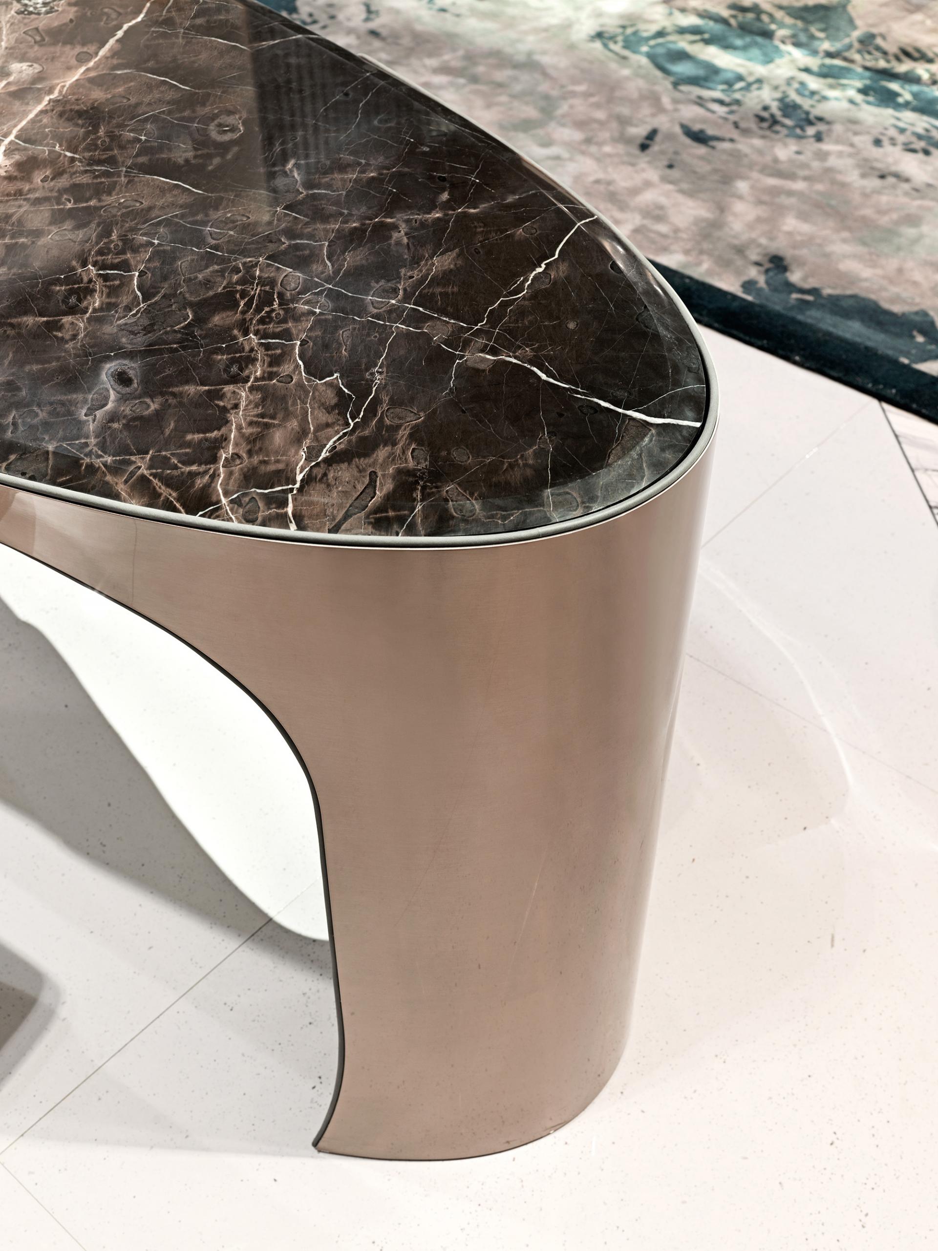 ESION CASA white and gold office desk with drawer modern ceo computer office desk furniture luxury m