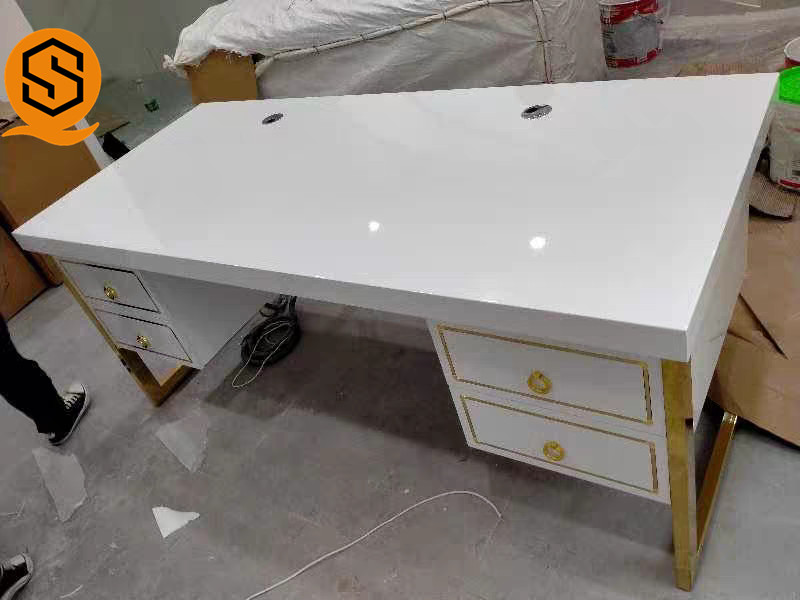 modern white desk office furniture boss ceo solid surface executive office desks