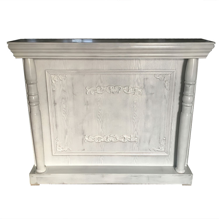 Retro Cashier Desk Front Desk Beauty Salon Barber Shop Furniture Three Color Reception Desk