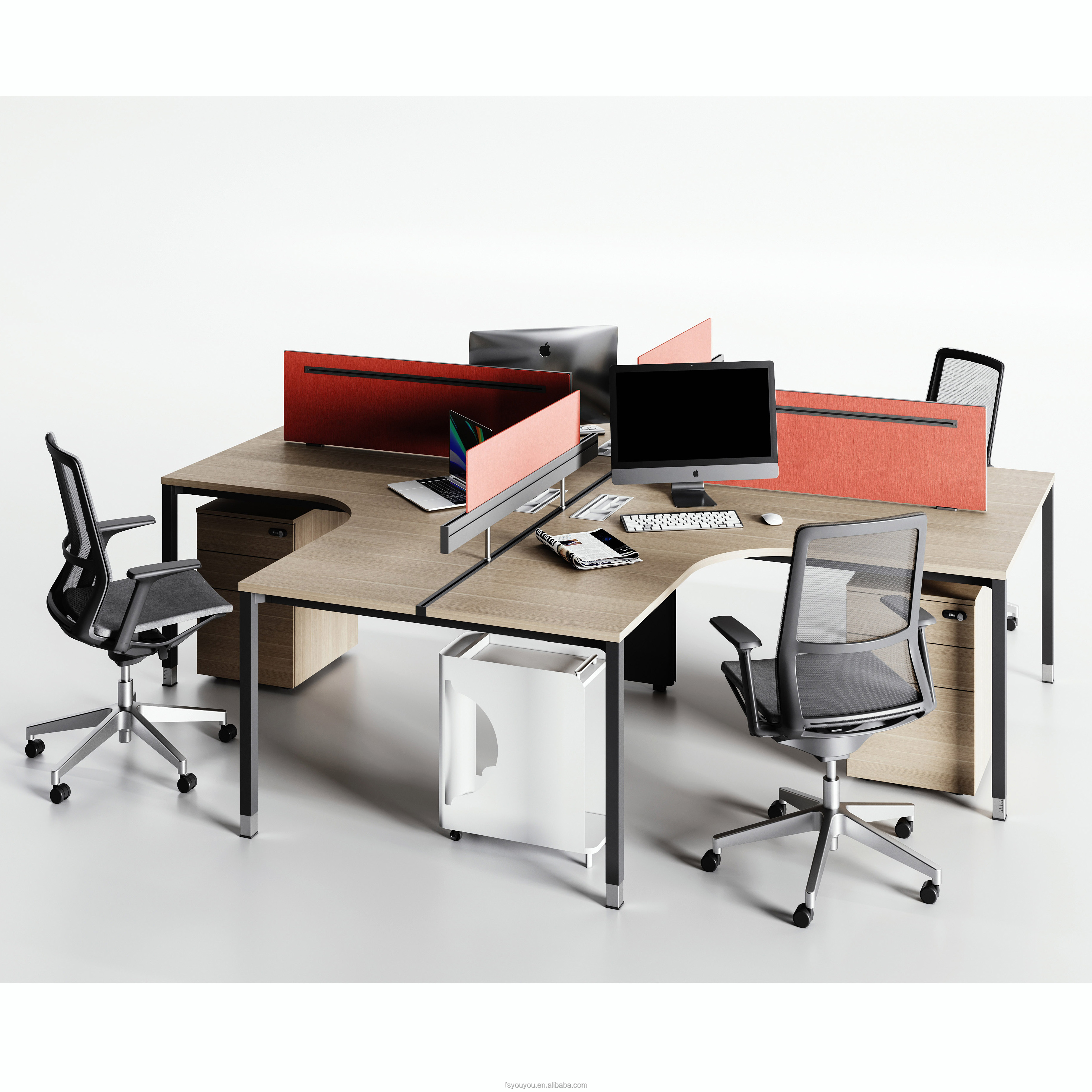 Cubicle Customer Service System Office Desk Partitions 10 Person Call Center Office Workstation Offi