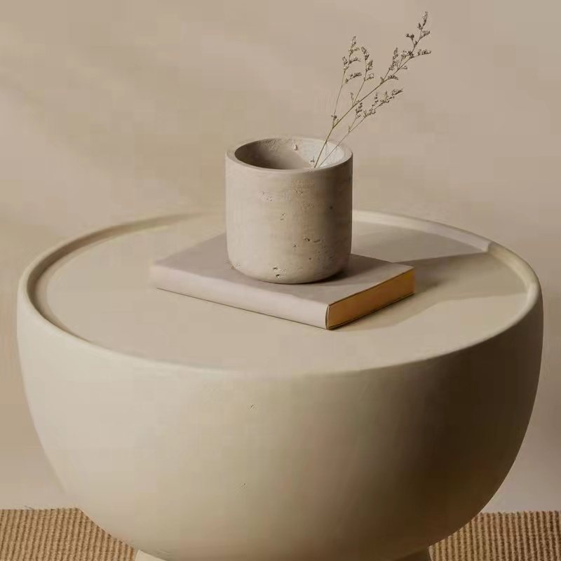 Direct Selling modern round side table luxury unique concrete coffee table designs european coffee t