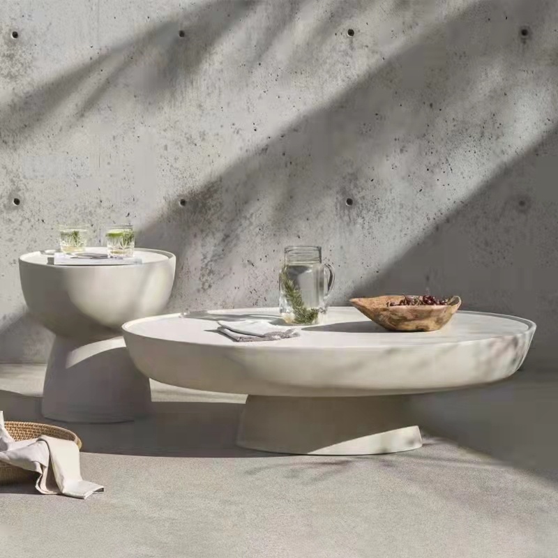 Direct Selling modern round side table luxury unique concrete coffee table designs european coffee t
