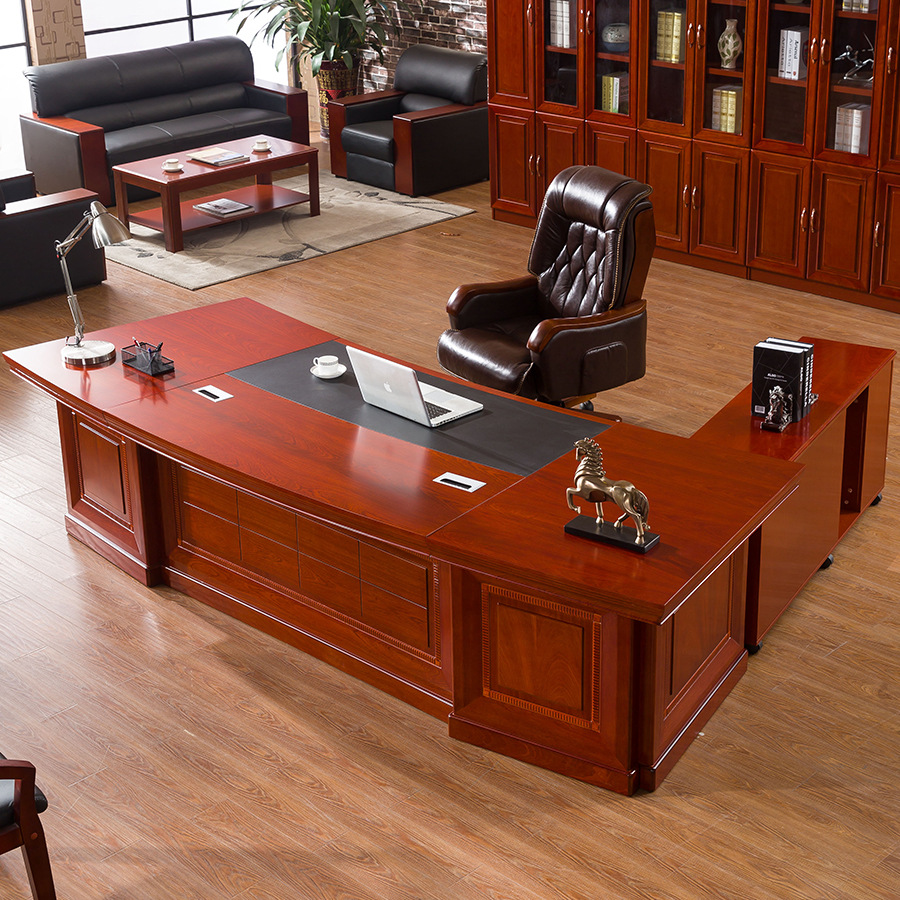 Wood Veneer Executive Table Executive Office Furniture