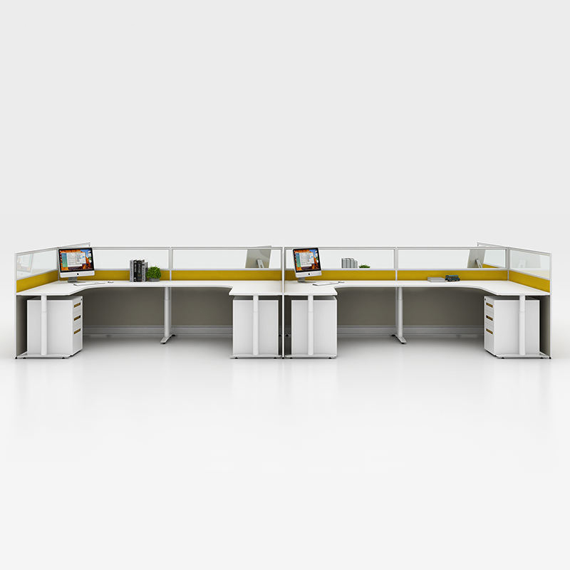 Modular cubical work station desk 120 degree office workstation pc for 2 4 6 persons workstation off