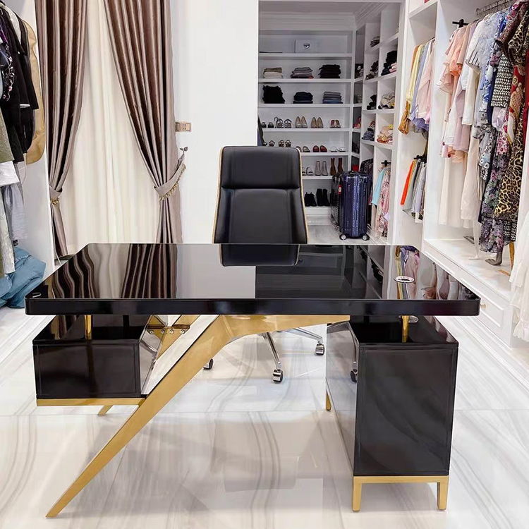 luxurious home office desk Modern design computer desks gaming or study  desk Study furniture