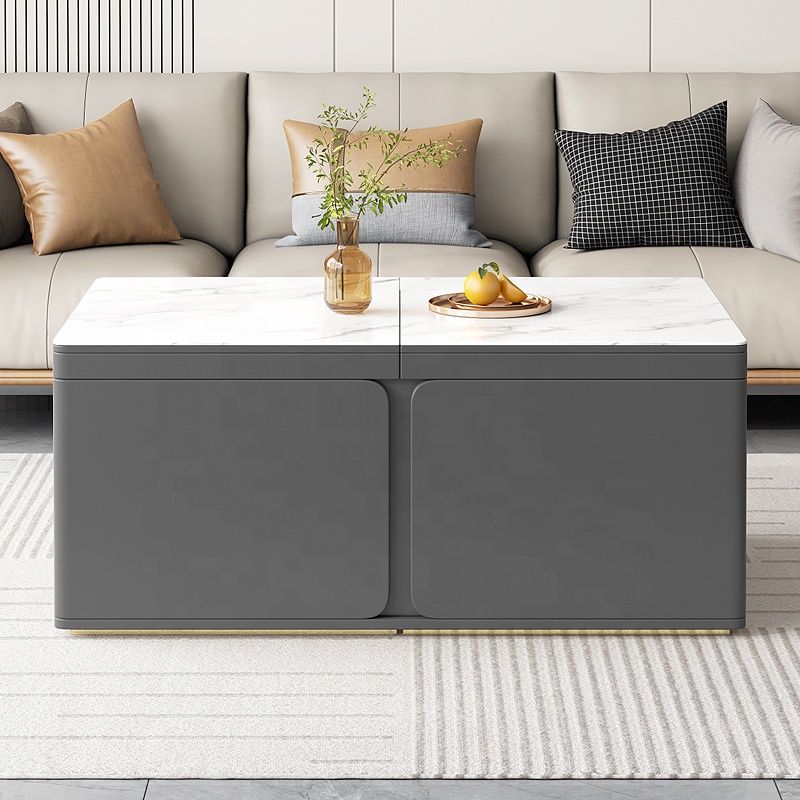 Newest Popular Home Multipurpose Modern Wireless Charging Smart Lift Coffee Table Tea Table