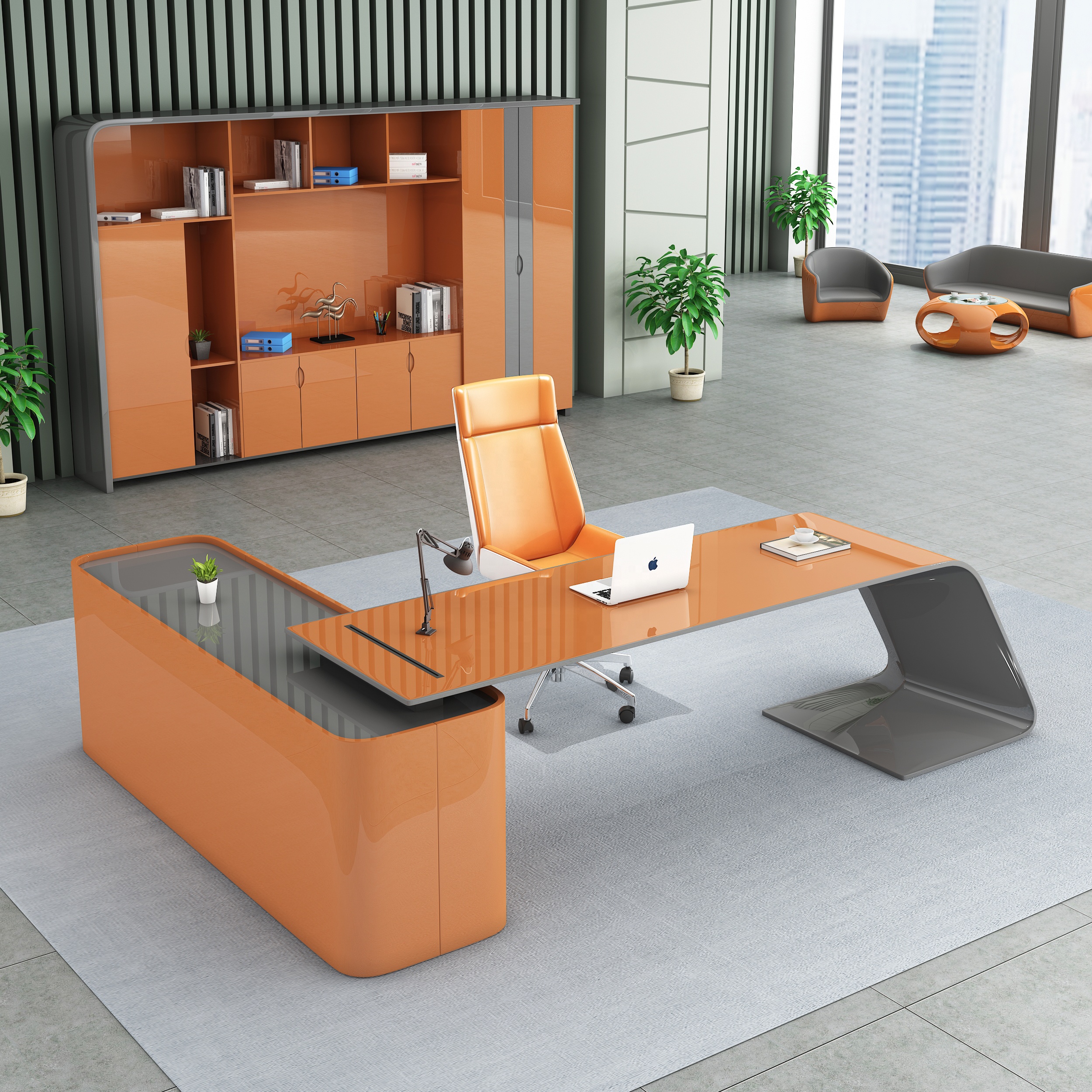 ready to ship Modern design Small executive office desk CEO office table at manager Boss Office furn