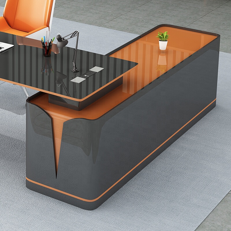ready to ship Modern design Small executive office desk CEO office table at manager Boss Office furn